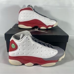 Nike Air Jordan 13 XIII Retro 2014- Mens- Size 10.5 -Grey Toe